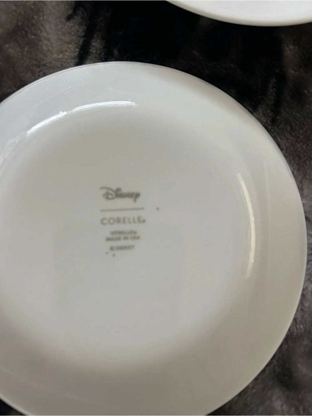 Disney Mickey Mouse Ceramic Plates - Assorted Colors 4 dinner and 6 appetizers